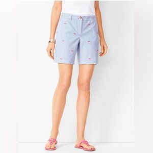 NWT Talbots Girlfriend Chino Shorts with Watermelon Print Inseam 7”